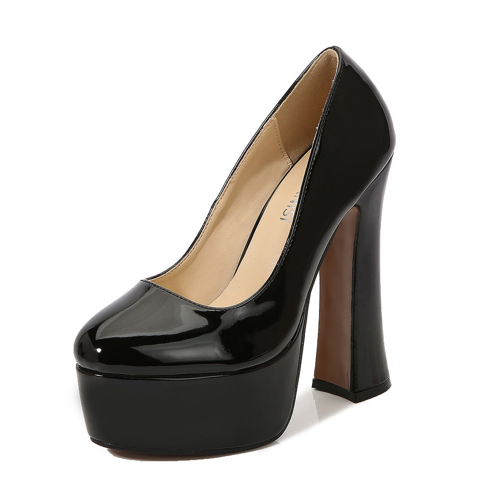 Adiffu French Vintage Chunky Heels