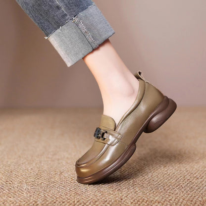 Adiffu British Style Leather Loafers