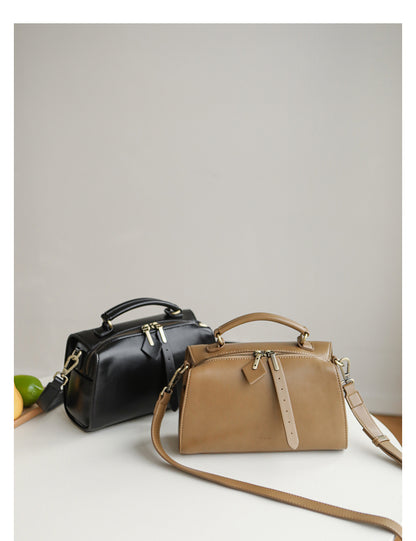 Soft Leather Pillow Bag For Women