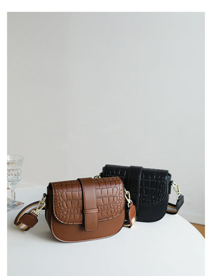 Trendy Saddle Crossbody Bag