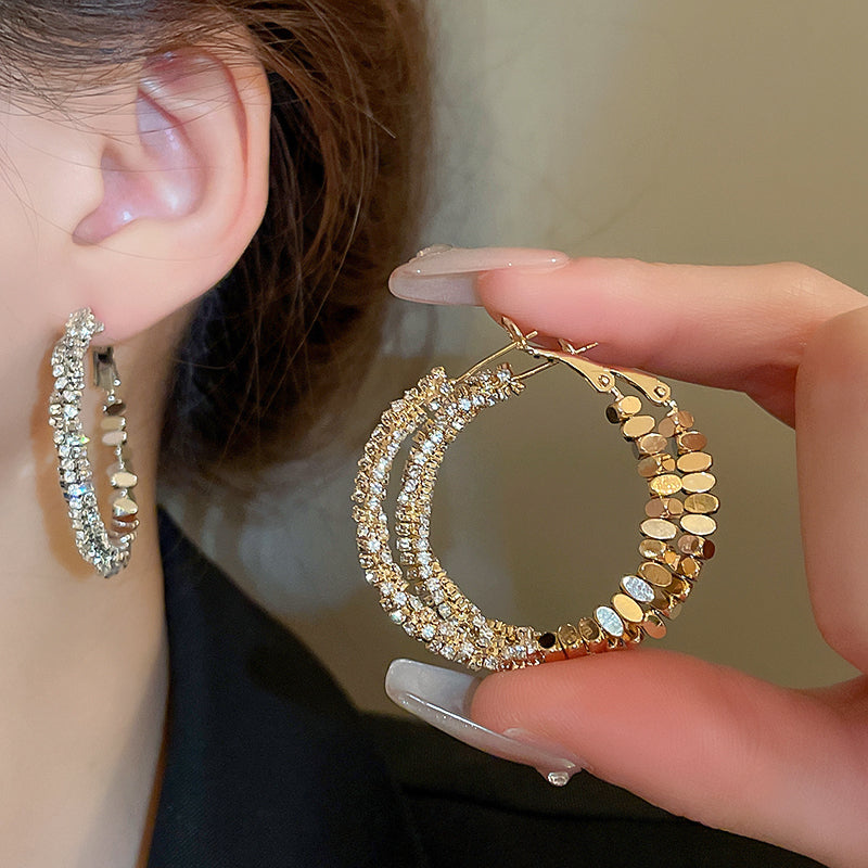 Adiffu Fancy Round Earrings