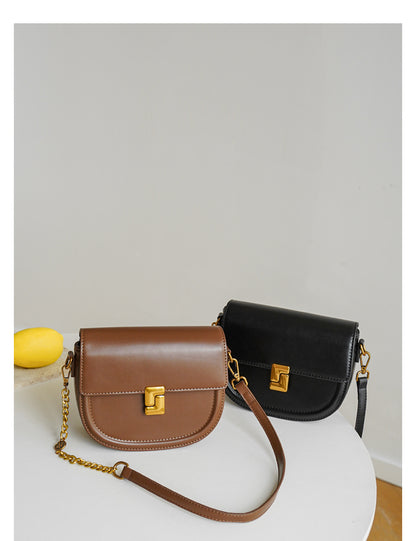 Adiffu Vintage Semi-round Saddle Bag