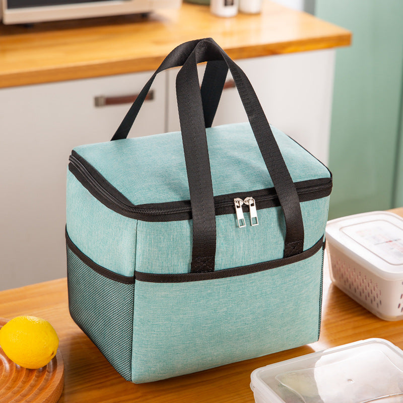 Large Insulated Bag Waterproof Portable Bento Bag Ice Bag Thickened Large Lunch Box Bag Picnic Bag