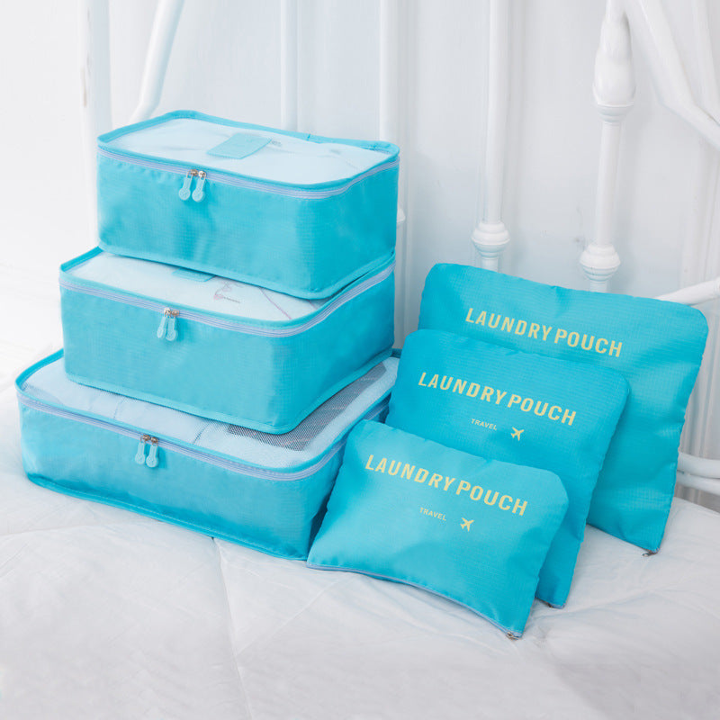Adiffu Travel Storage Bag 6-piece Storage Bag Clothing Organizer Bag