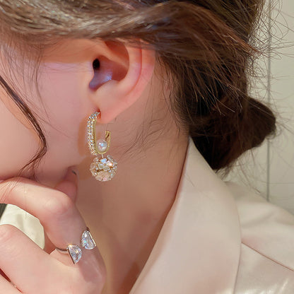 Two Ways To Wear Floral Pearl Earrings