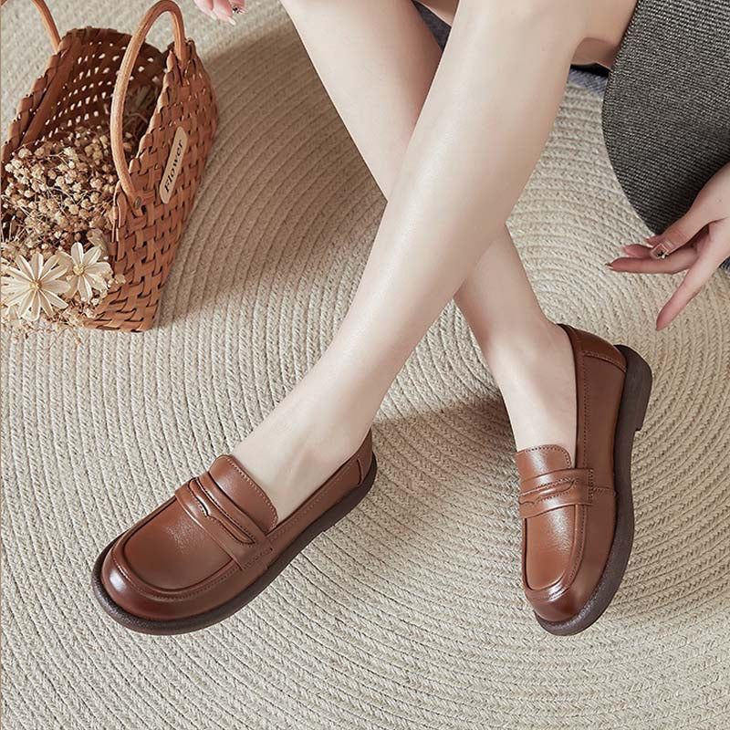 Slip-on Leather Loafers