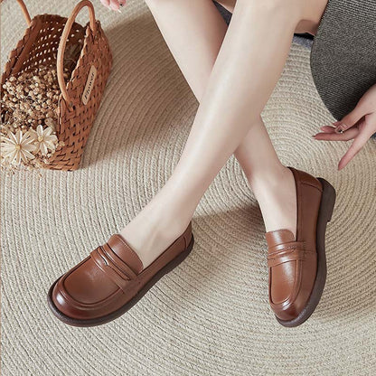 Slip-on Leather Loafers