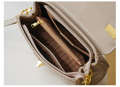 Adiffu Sophisticated Alligator Print  Crossbody Bag For Women
