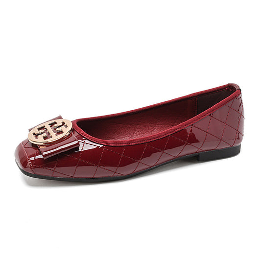 Adiffu Comfortable Soft Sole Soft Leather Flats