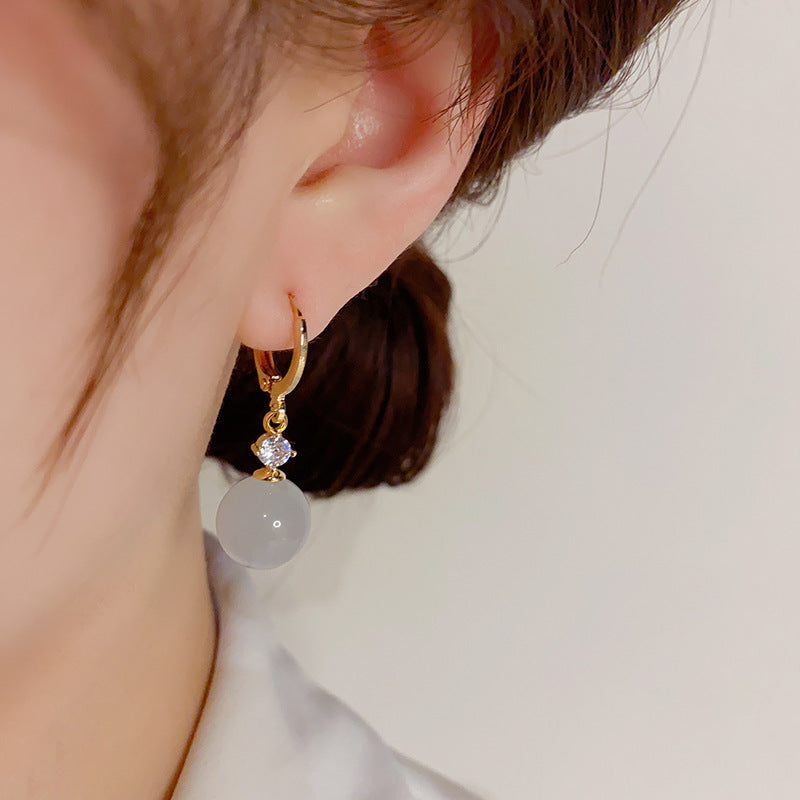 Adiffu Sweet High-grade Opal Ear Buckle