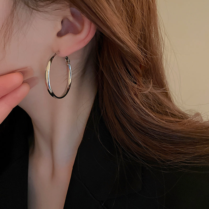 Adiffu French Metallic Earrings