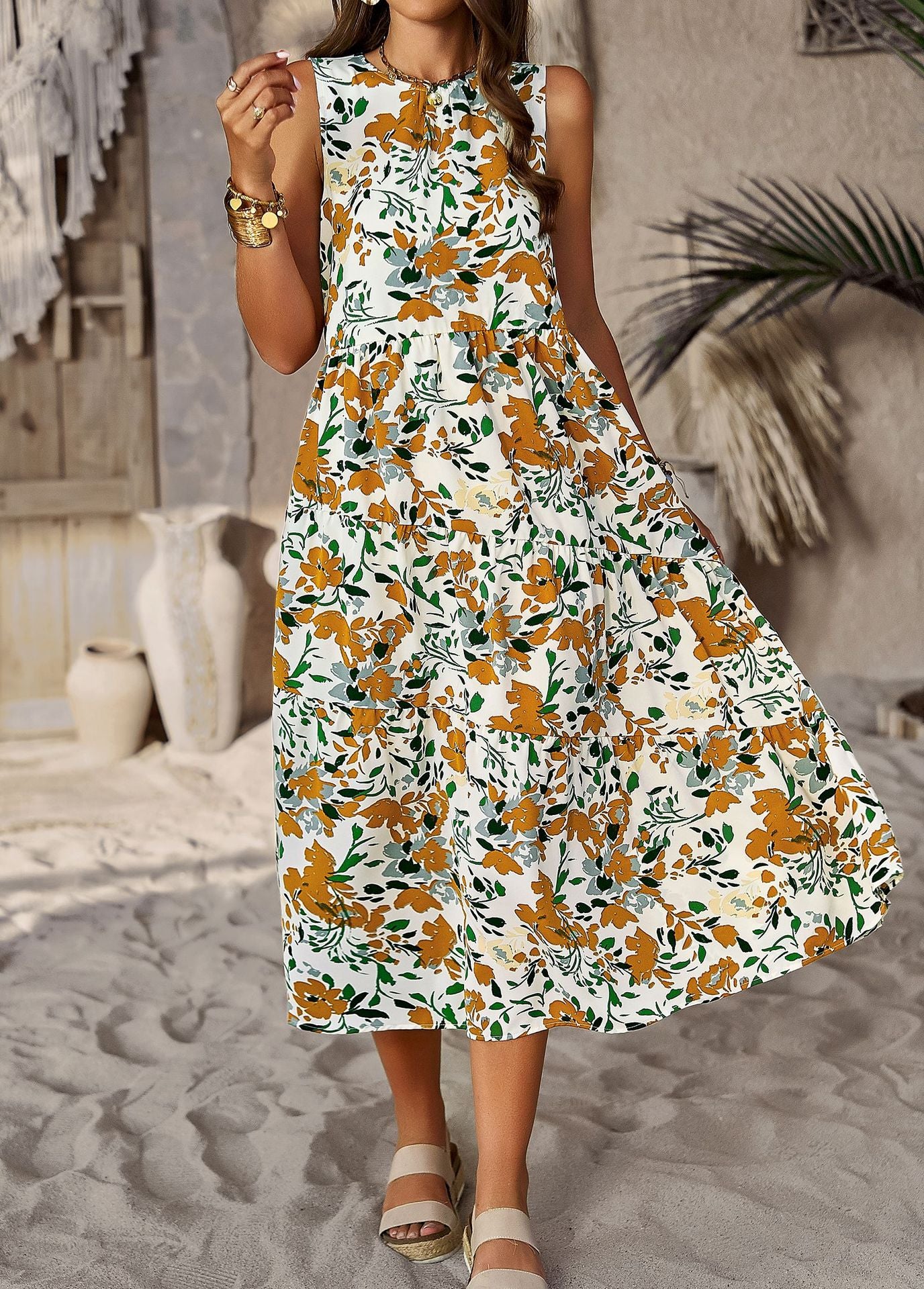 Stylish Voluminous Holiday Dress