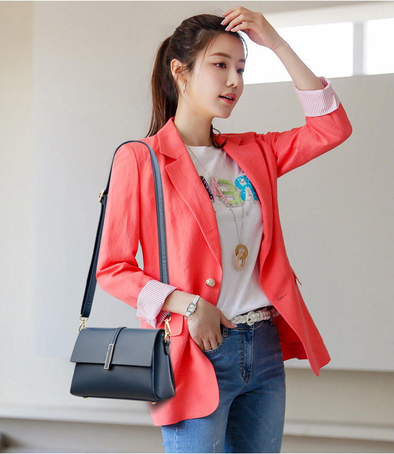 Soft Leather Crossbody Bag
