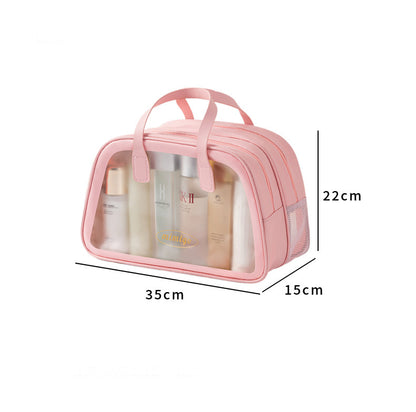 Adiffu Dry And Wet Separation Toiletry Bag Portable Makeup Bag Swimming Fitness Outdoor Travel Storage Bag