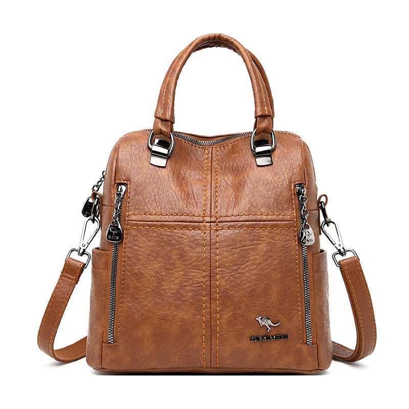 Adiffu Fashion Multi-Functional Backpack Handbag Single Shoulder Crossbody Bag