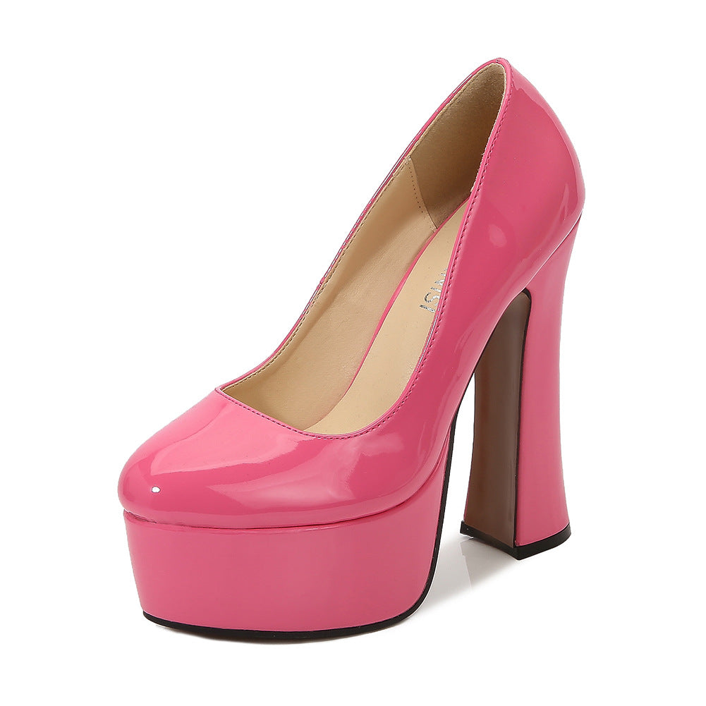 Adiffu French Vintage Chunky Heels