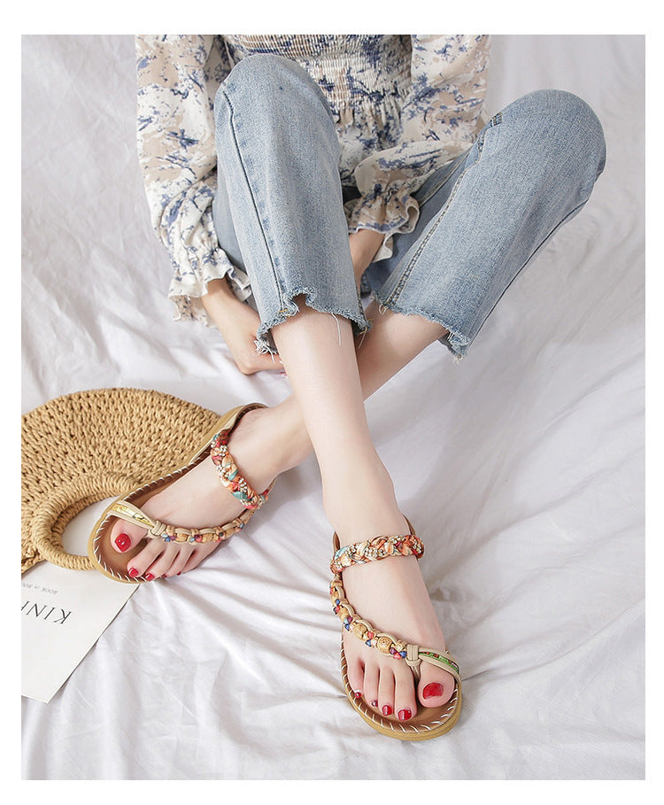 Summer Bohemian Beach Sandals For Women