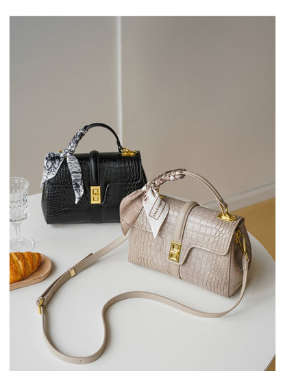 Adiffu Sophisticated Alligator Print  Crossbody Bag For Women