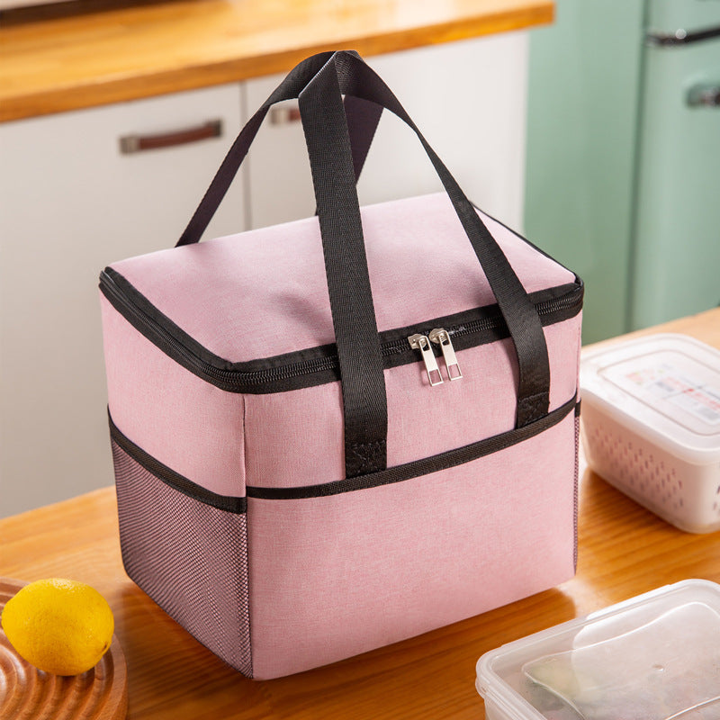 Large Insulated Bag Waterproof Portable Bento Bag Ice Bag Thickened Large Lunch Box Bag Picnic Bag