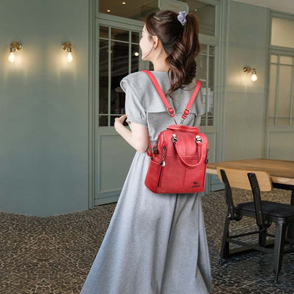 Adiffu Fashion Multi-Functional Backpack Handbag Single Shoulder Crossbody Bag