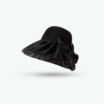 Adiffu Large Brimmed Bow Sunshade Hat