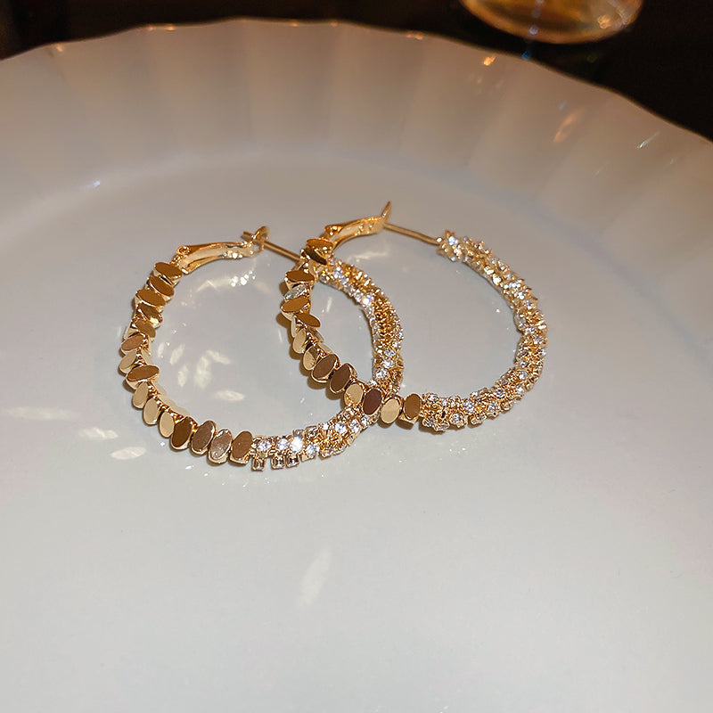 Adiffu Fancy Round Earrings