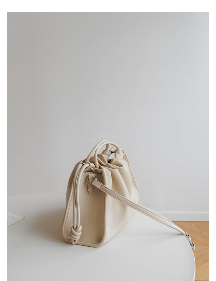 Soft Leather French Crossbody Bag
