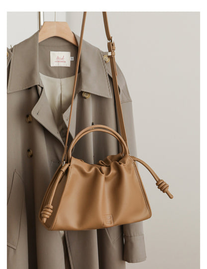 Adiffu Crossbody Pleated Cloud Tote