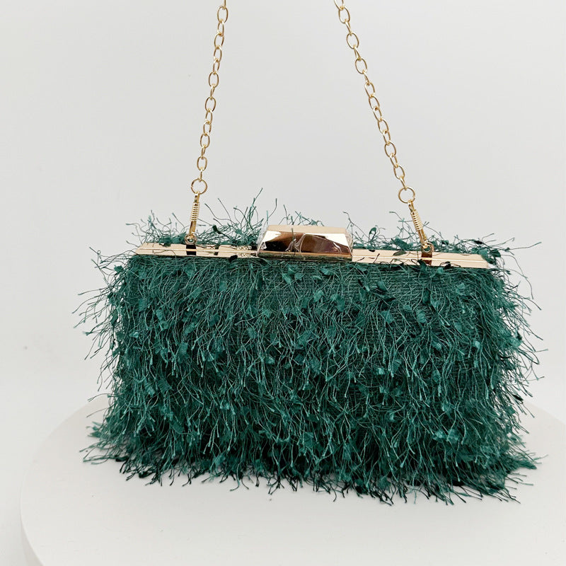 Adiffu Tassel Evening Bag