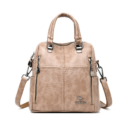 Adiffu Fashion Multi-Functional Backpack Handbag Single Shoulder Crossbody Bag