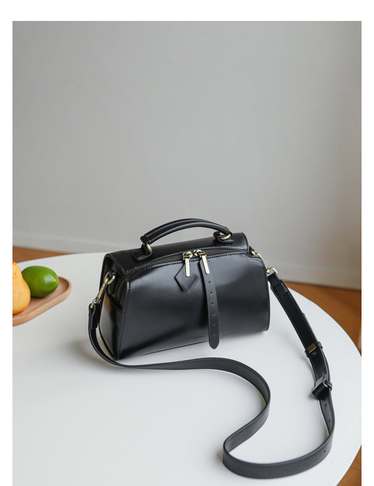 Soft Leather Pillow Bag For Women