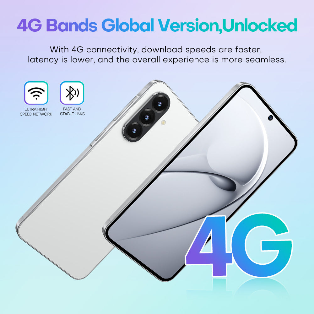 4G network new popular wireless charging A56 phone 3+32GB 6.75-inch Android smartphone