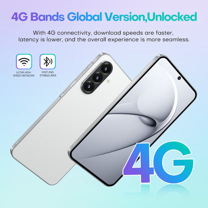 4G network new popular wireless charging A56 phone 3+32GB 6.75-inch Android smartphone