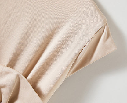 Adiffu Elegant Designed Bow Dress