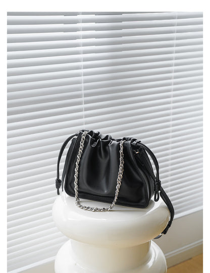 Adiffu Fresh Chain Pleated Bag