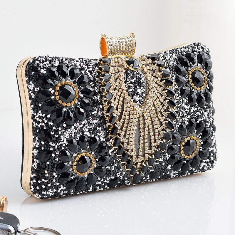 Adiffu Wedding Rhinestone Clutch Bag