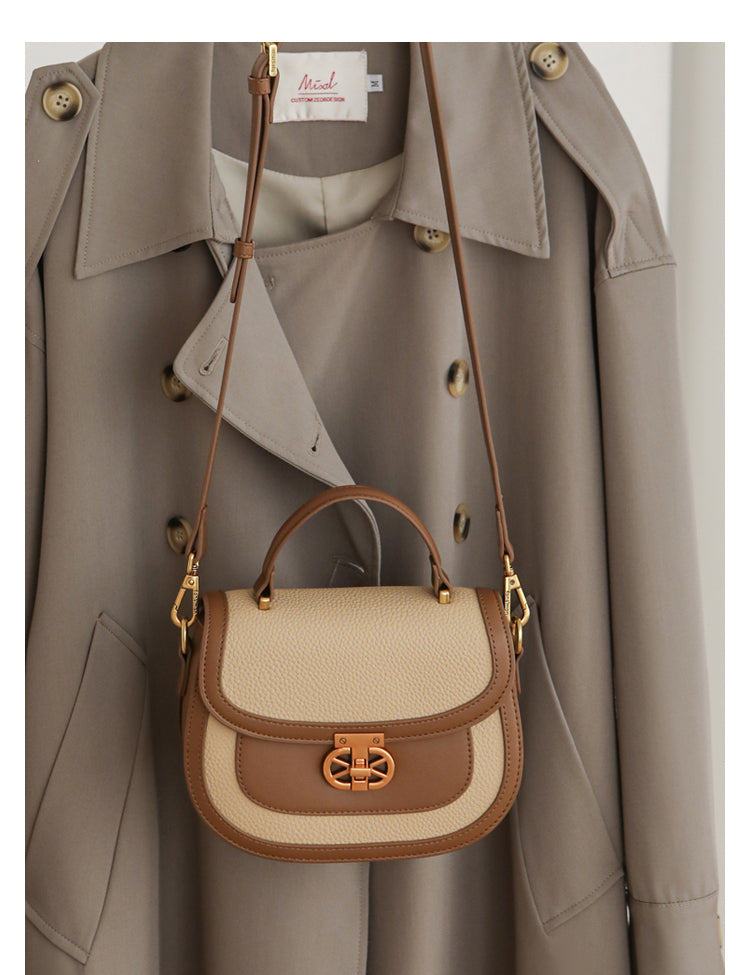 Adiffu High-end Saddle Bag Messenger Bag