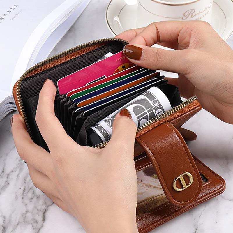 Adiffu Short Multi-Card Wallet For Women