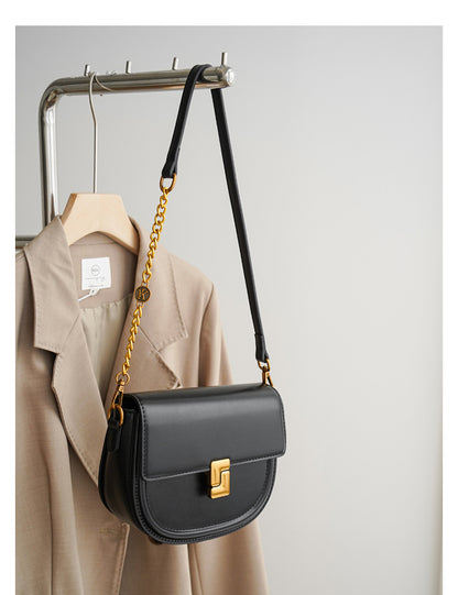 Adiffu Vintage Semi-round Saddle Bag