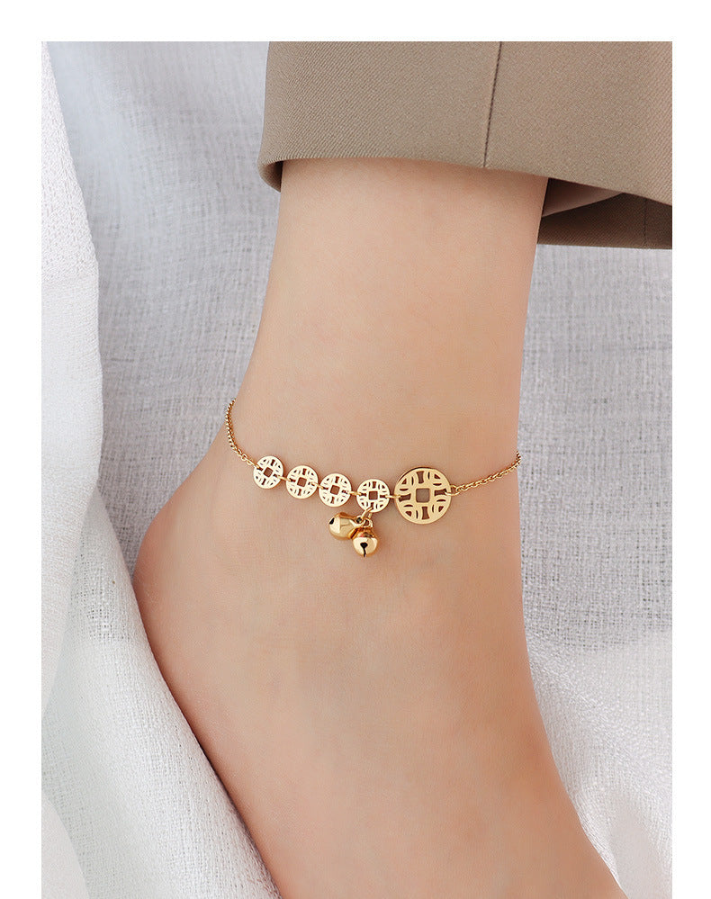 Adiffu Fashion Bell Anklets