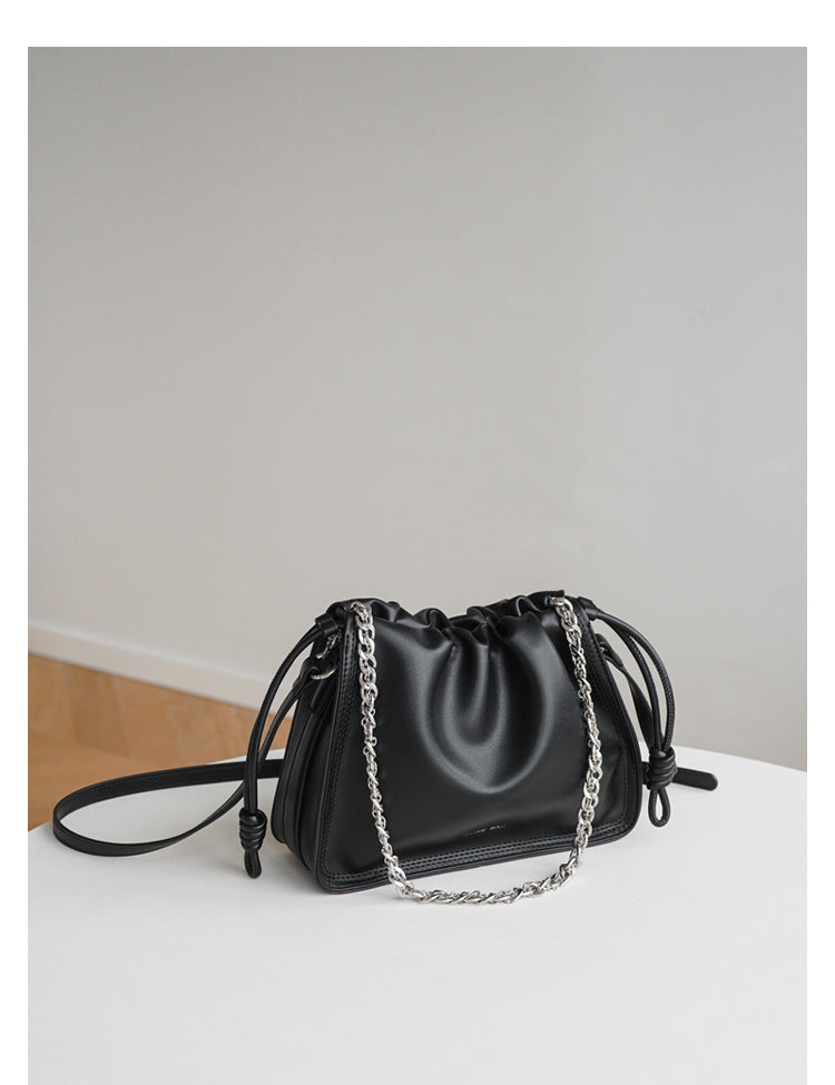 Adiffu Fresh Chain Pleated Bag