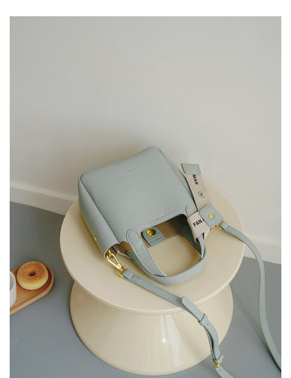 Solid Color Large Capacity Crossbody Bag