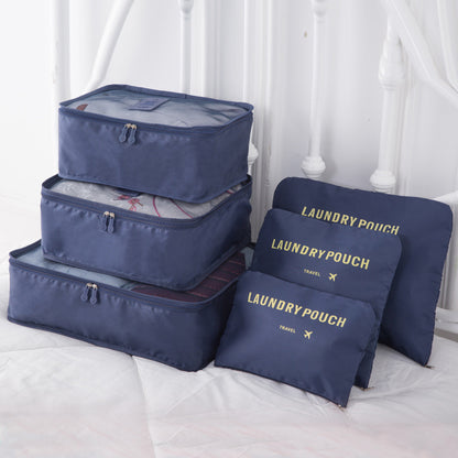 Adiffu Travel Storage Bag 6-piece Storage Bag Clothing Organizer Bag