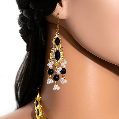 European and American Retro National Style Jewelry Set