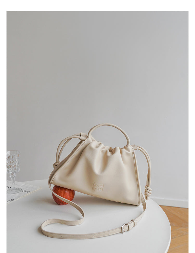 Soft Leather French Crossbody Bag