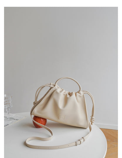 Soft Leather French Crossbody Bag