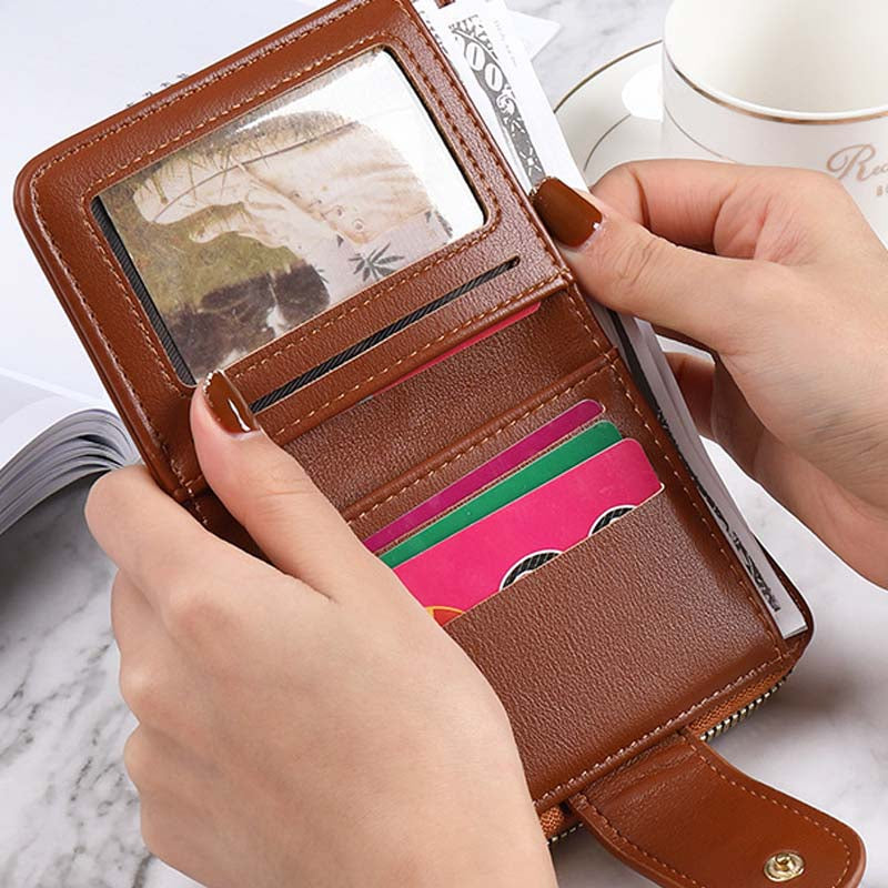 Adiffu Short Multi-Card Wallet For Women
