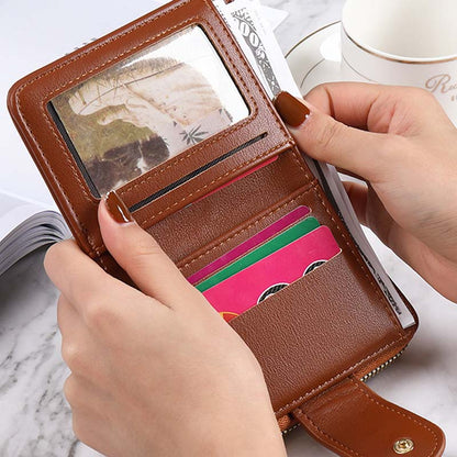 Adiffu Short Multi-Card Wallet For Women