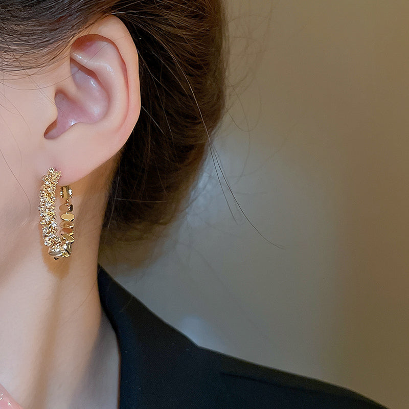Adiffu Fancy Round Earrings