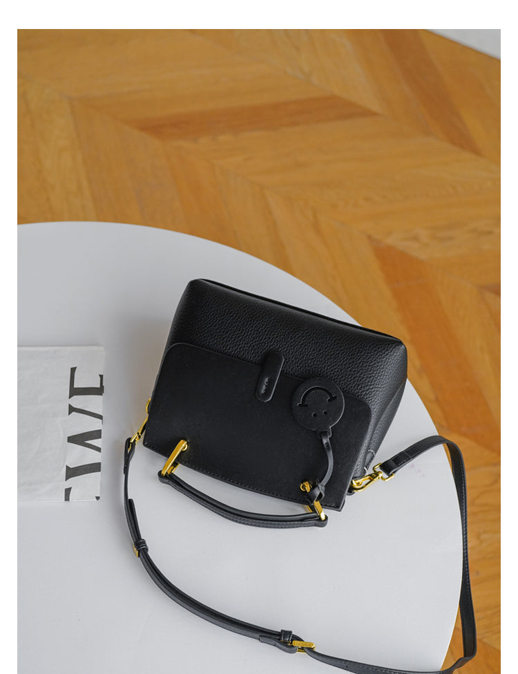 Adiffu Vintage Khaki/Black Crossbody Bag